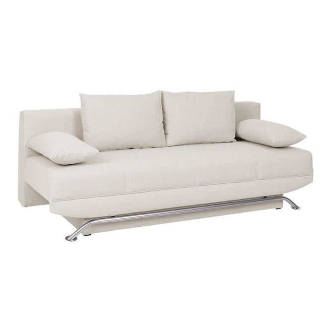 Canapé-lit Providence 100 - Aura 01 - Beige - 200x85x100cm