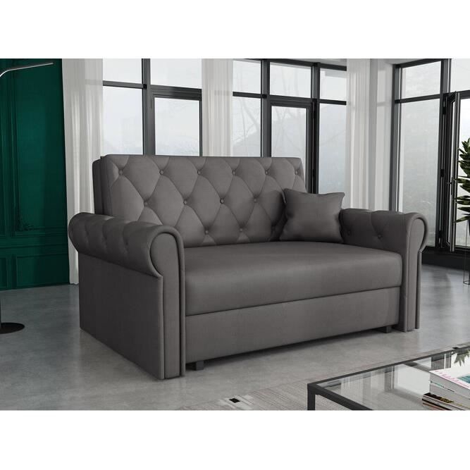 Canapé-lit Columbus 199 - Kronos 22 - Gris - 148x85x98cm