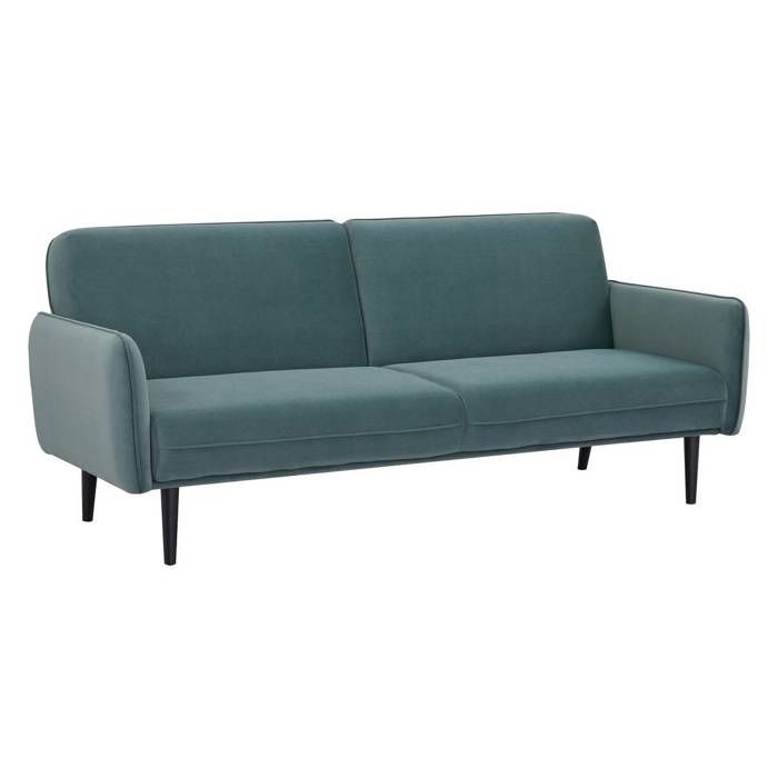 Canapé convertible - ATMOSPHERA - Daria - Vert céladon - 3 places - L. 198 x P. 87 x H. 83 cm