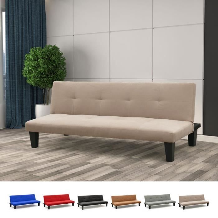 Canapé Clic Clac convertible 2 places en microfibres Onice - Modus Sofà® - Beige