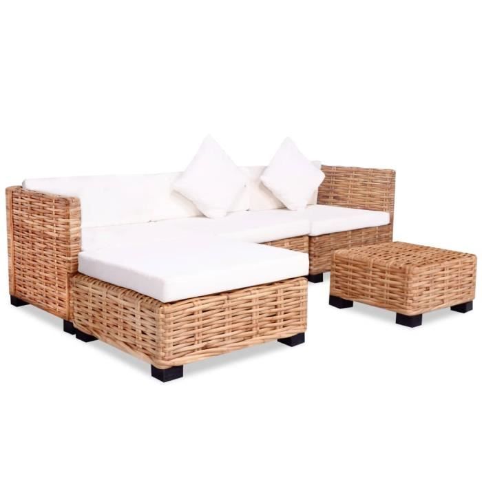 SHOP Jeu de CANAPE - SOFA - DIVAN | Canapé Salons 14 pcs Rotin naturel®TEPZZC®