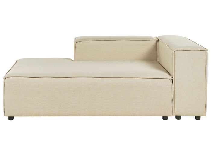 Divan côté droit pour canapé en lin beige APRICA