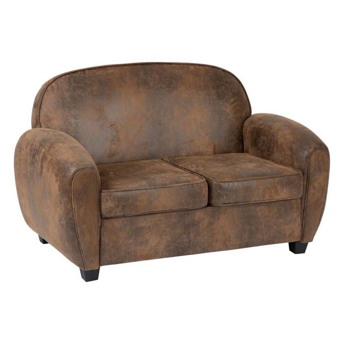 Banquette - ATMOSPHERA - Stanis - 2 places - Simili - Marron - Confortable et élégante