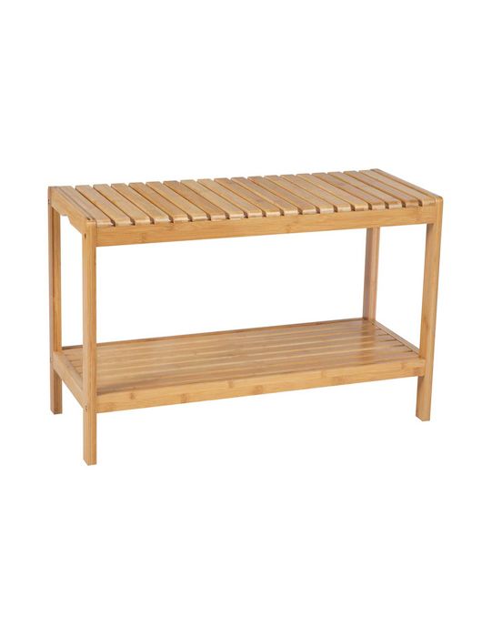 Banquette en Bambou - Andrea House - MU73108 - 80x32x47cm - 1 place - Non déhoussable