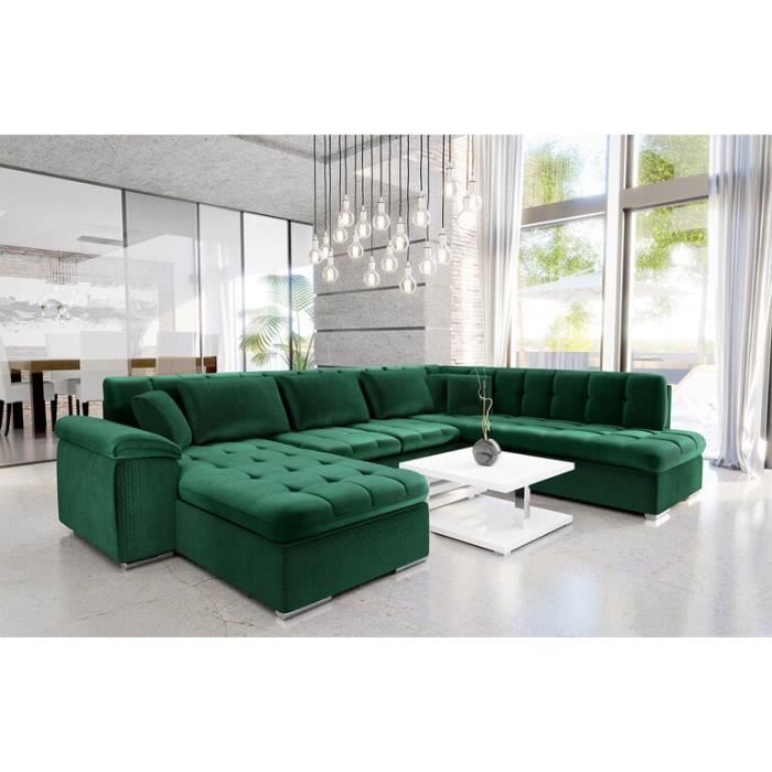 Canapé d'angle Comfivo 170 - Venus Velvet 2941 - Vert - Comfivo