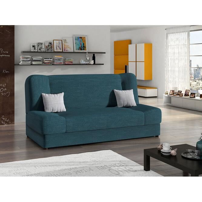 Canapé-lit Comfivo 110 - Terra 6 - 195x86x87cm - Bleu
