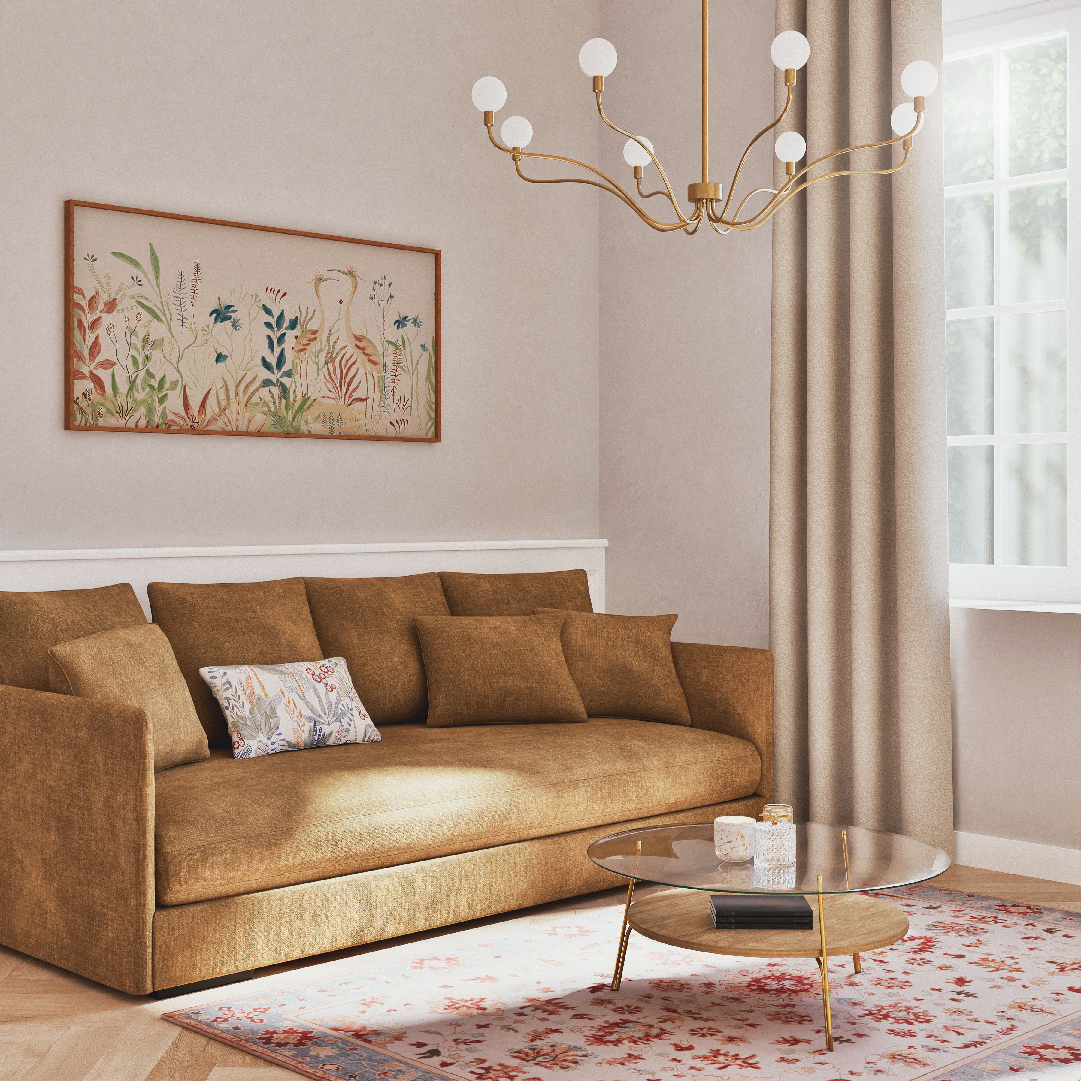 anvers - Canapé Jaune