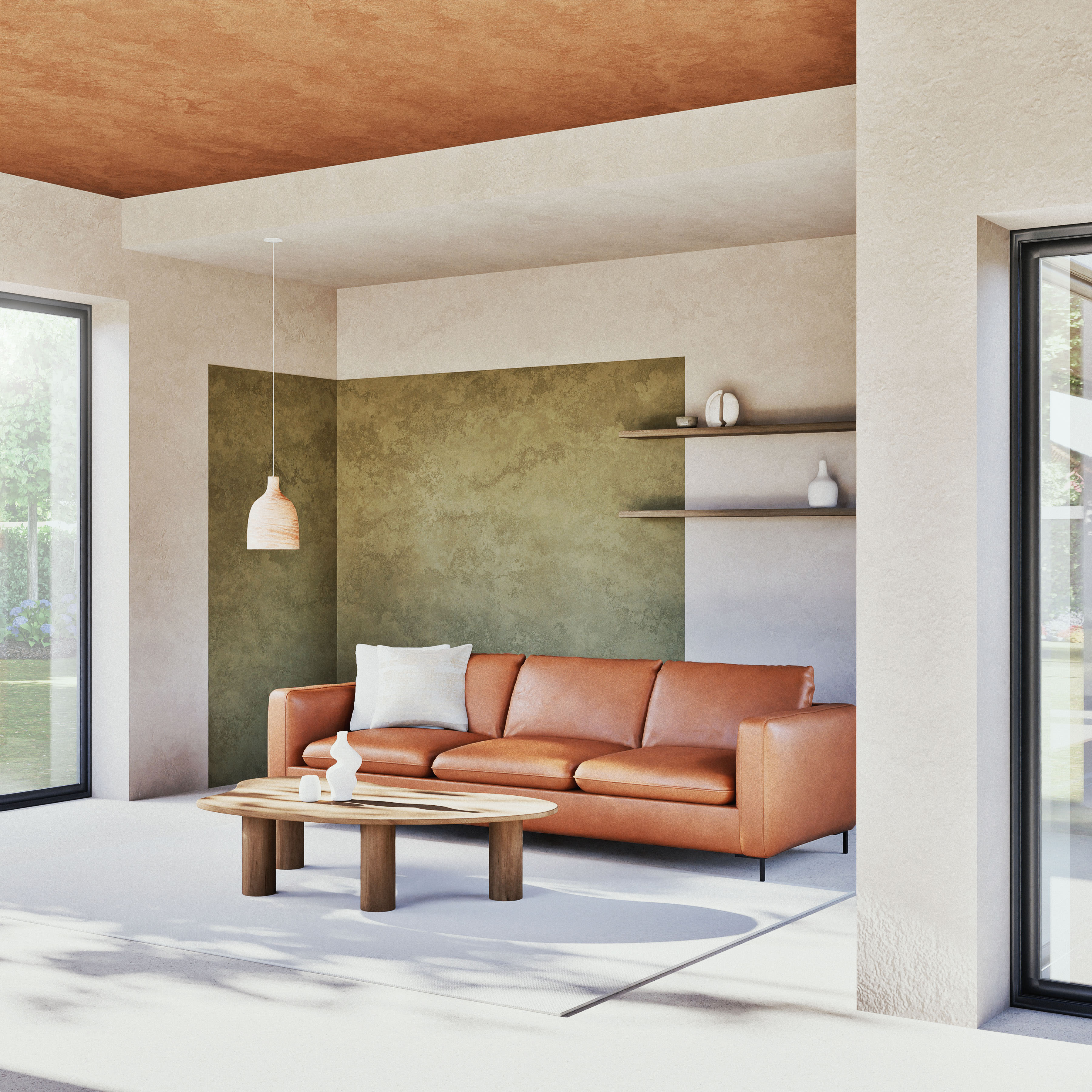 city - Canapé Marron