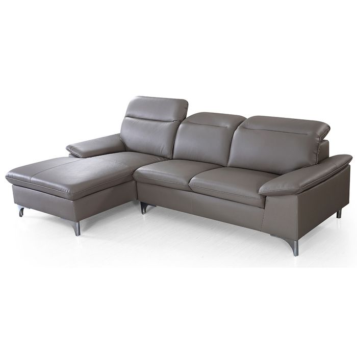 Canapé ALIX - Marron - 3 places - Moelleux - coffre de rangement - Vue supplémentaire 1