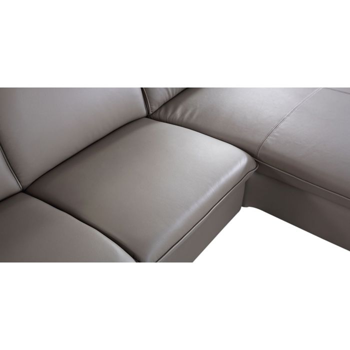 Canapé ALIX - Marron - 3 places - Moelleux - coffre de rangement - Vue supplémentaire 2