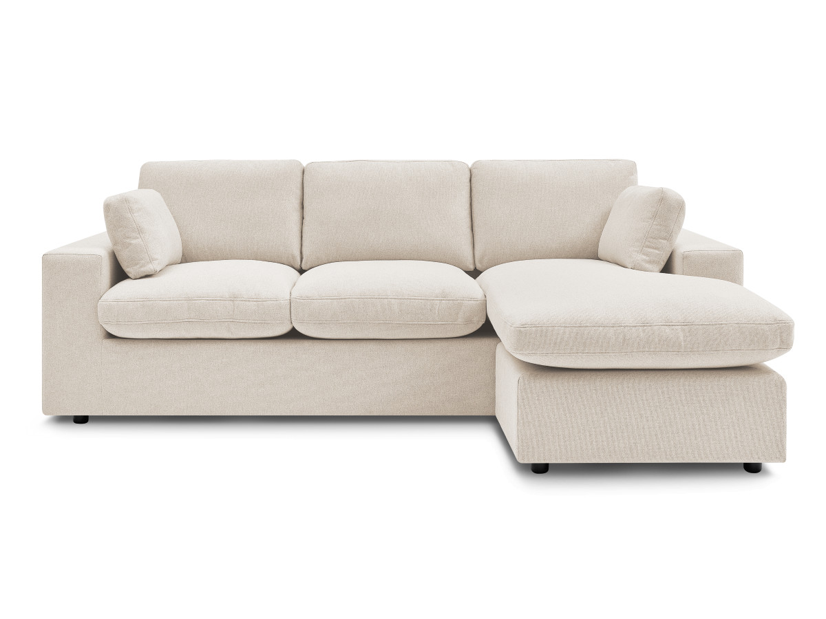 Canapé Belair - Angle réversible compact beige BOBOCHIC 3 places - Vue supplémentaire 1
