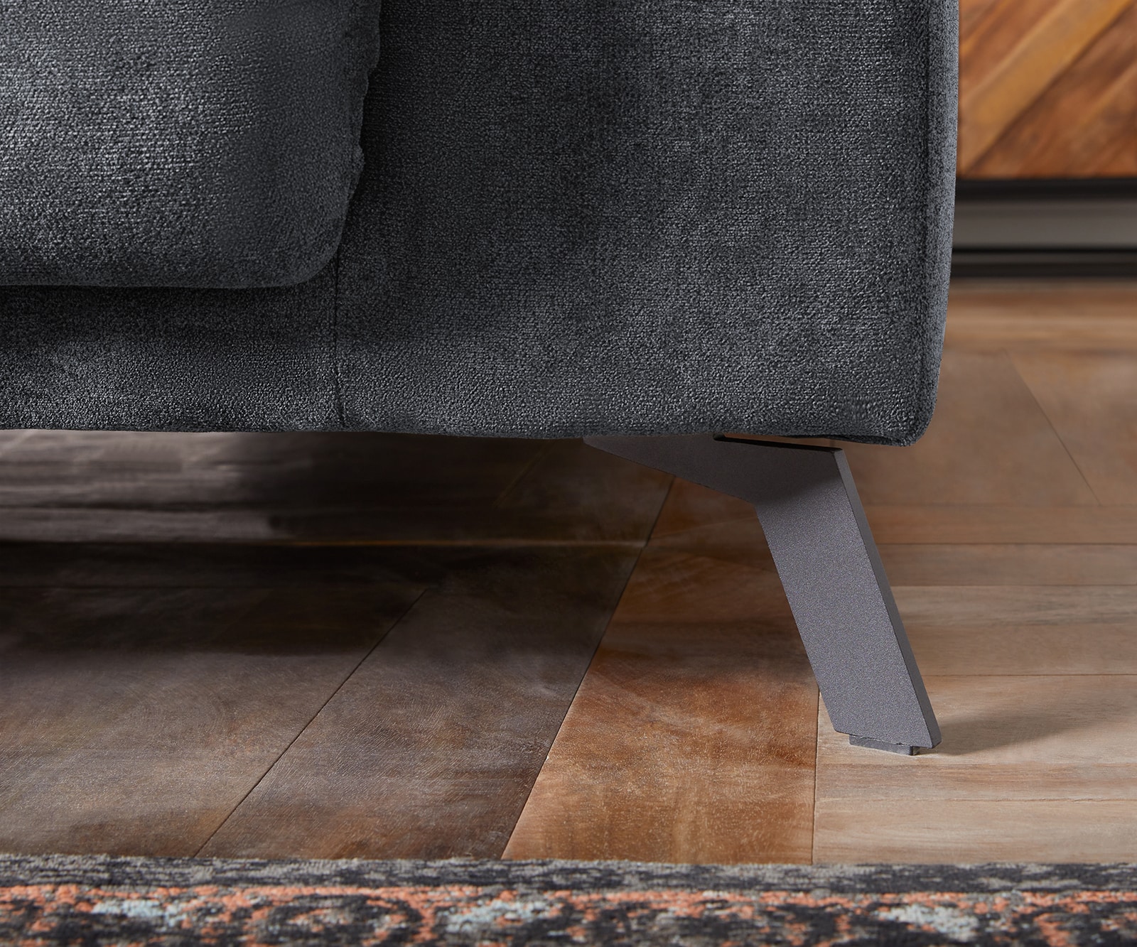 Canapé Catan - Angle microfibre anthracite relax electrique - Vue supplémentaire 2