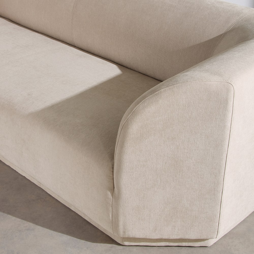 Gaspard - Canapé 3/4 places beige - Vue supplémentaire 3