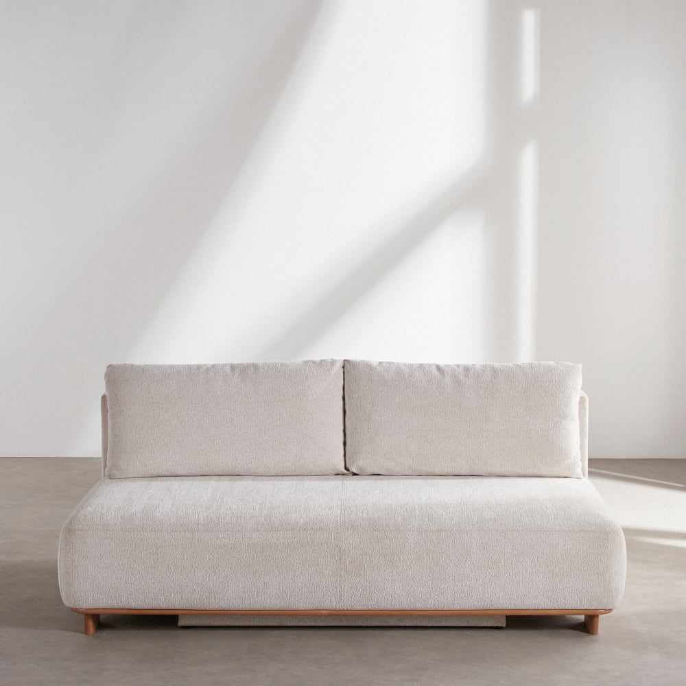 Hook - Canapé convertible 2/3 places beige - Vue supplémentaire 1