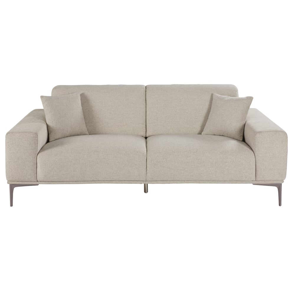 Tokyo - Canapé 2/3 places gris clair chiné - Vue supplémentaire 1
