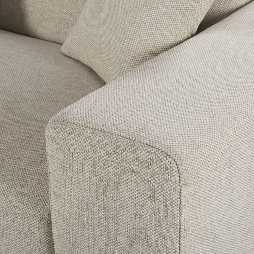 Tokyo - Canapé 2/3 places gris clair chiné - Vue supplémentaire 3