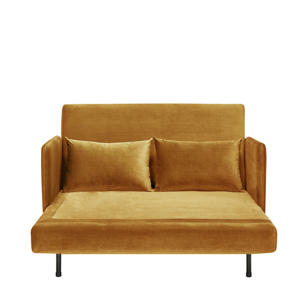 Belushi - Canapé convertible jaune moutarde - Vue supplémentaire 2