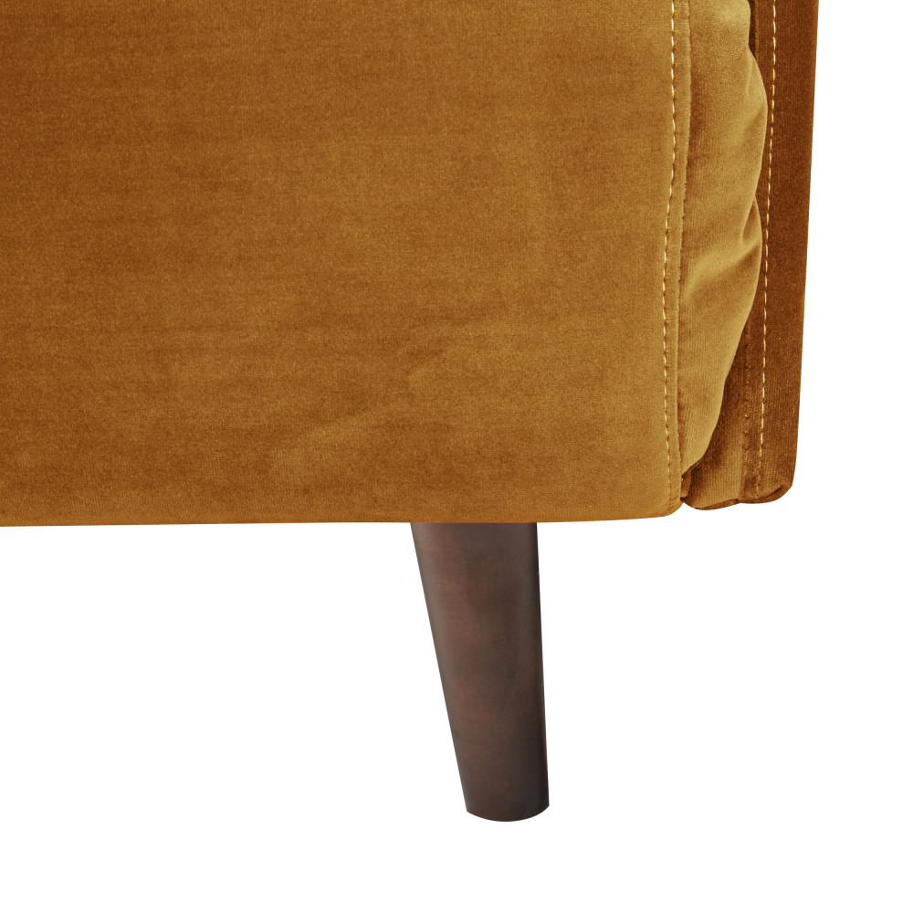 Belushi - Canapé convertible jaune moutarde - Vue supplémentaire 3