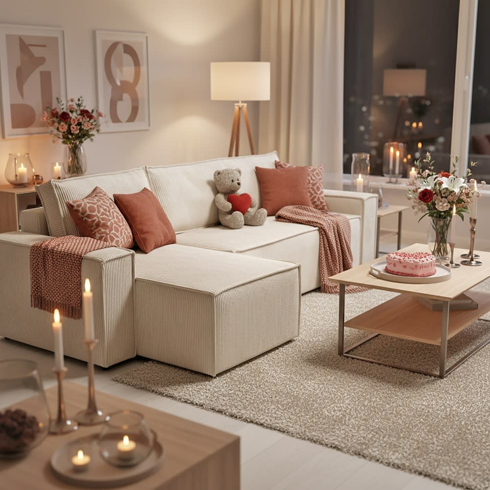 elise - Canapé convertible Beige