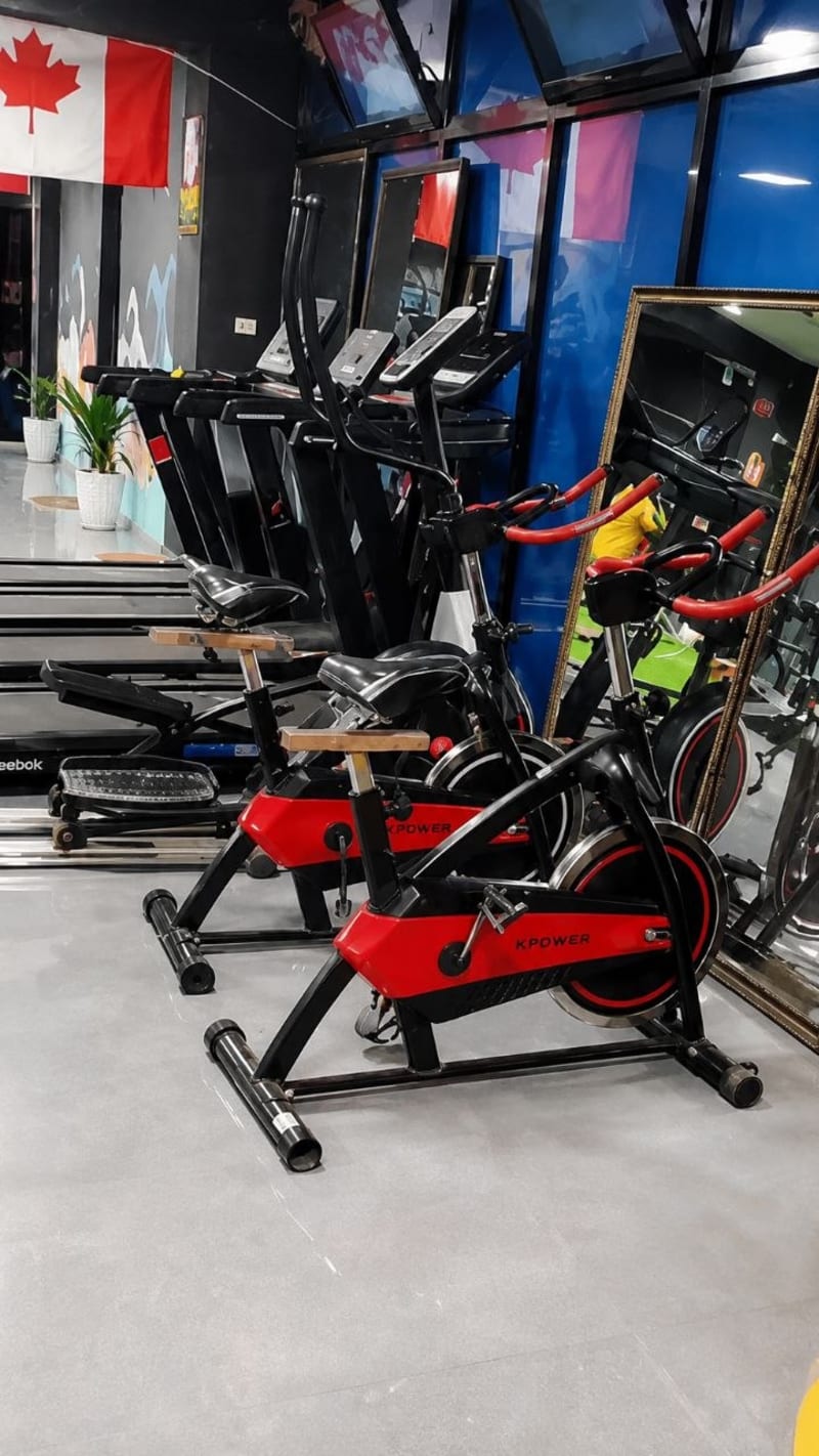 Gym equipment at Hiruy Gym