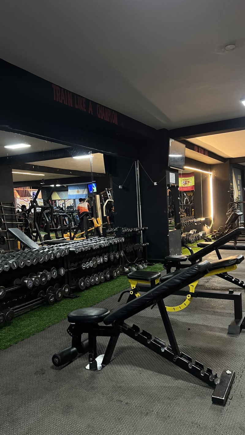 Gym equipment at Hiruy Gym