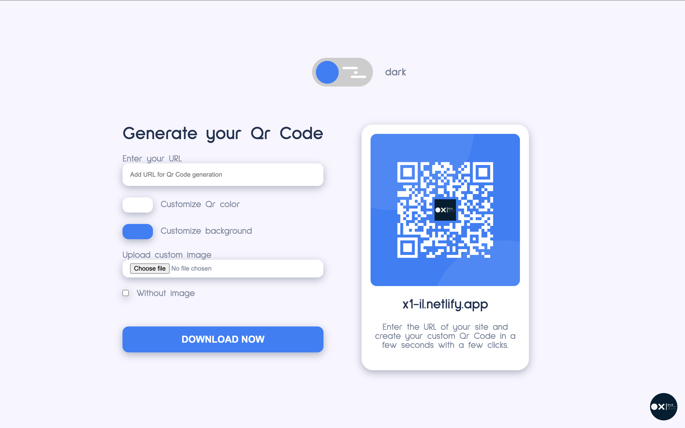 Qr code generator