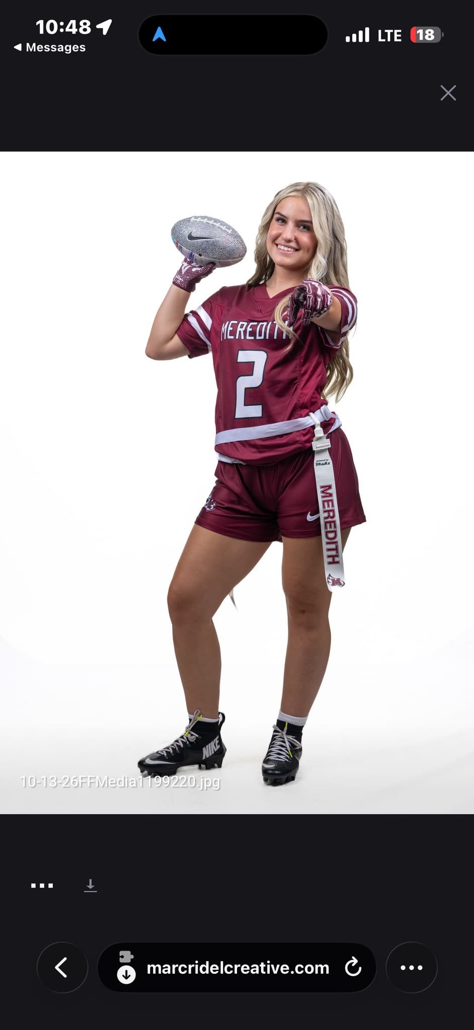NIL Club for Meredith College Flag Football Team