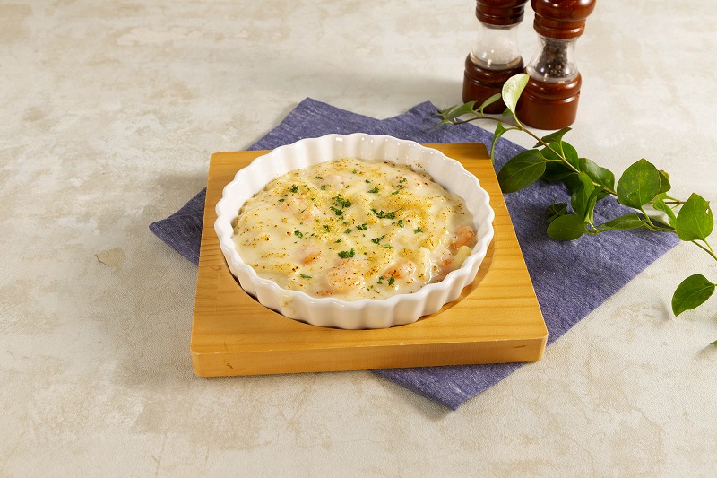 SHRIMP GRATIN
