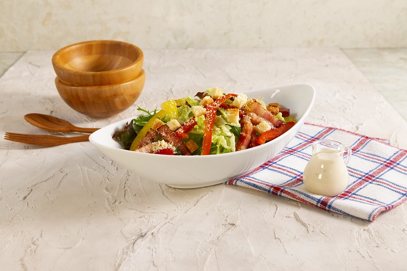 THICK BACON CAESAR SALAD