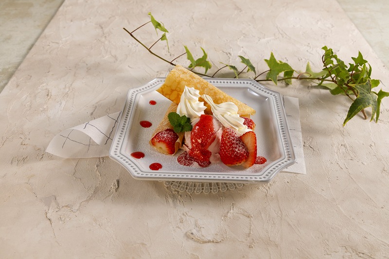 ASSIETTE CREPE STRAWBERRY