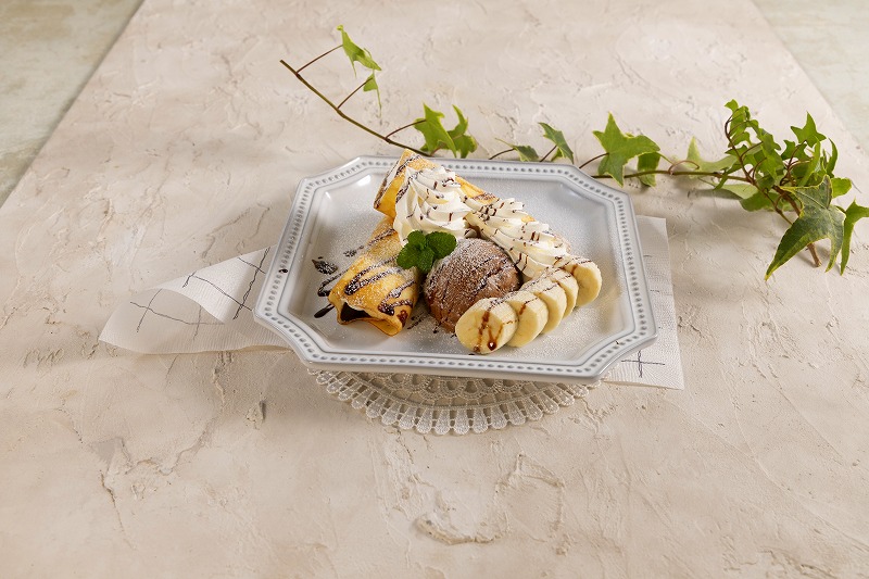 ASSIETTE CREPE CHOCOLATE BANANA