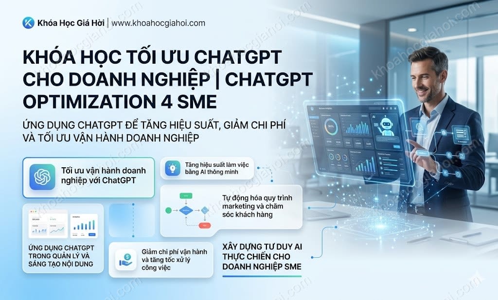 Khóa Học Tối ưu ChatGPT cho Doanh nghiệp (ChatGPT Optimization 4 SME)