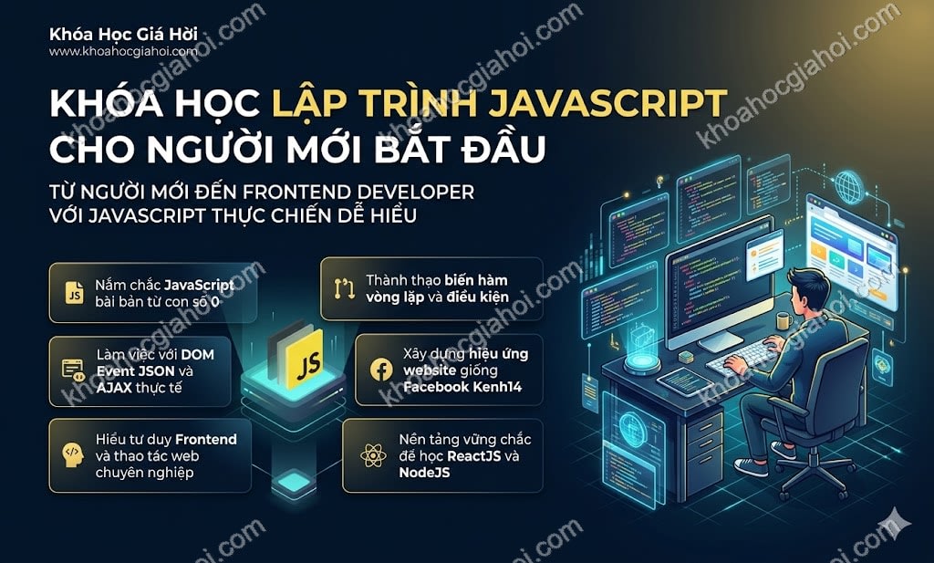 Khóa Học Lập Trình Javascript Cho Người Mới Bắt Đầu
