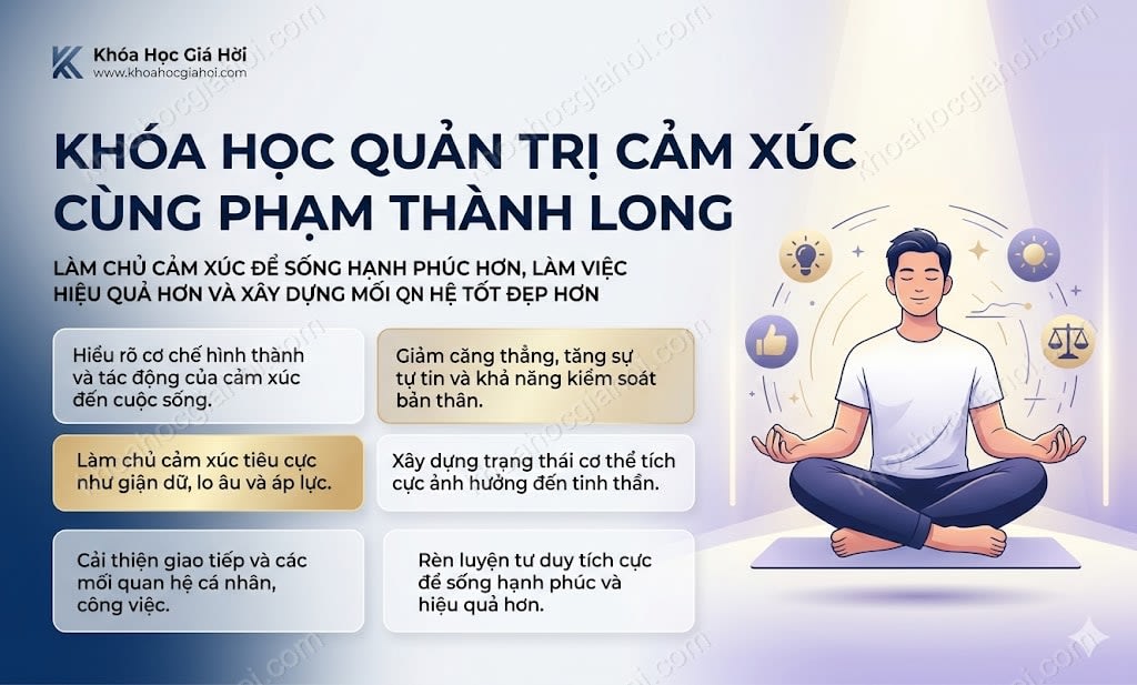Khóa Học Quản Trị Cảm Xúc Cùng Phạm Thành Long