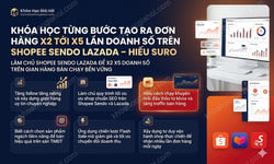 Khóa Học Từng Bước Tạo Ra Đơn Hàng X2 Tới X5 Lần Doanh Số Trên Shopee Sendo Lazada – Hiếu Suro