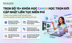 Trọn Bộ 15+ Khóa Học Canva – Học Trọn Đời, Cập Nhật Liên Tục Miễn Phí
