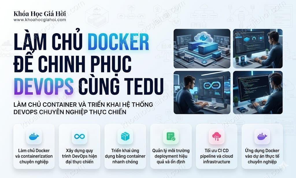 Làm Chủ Docker Để Chinh Phục Devops Cùng Tedu