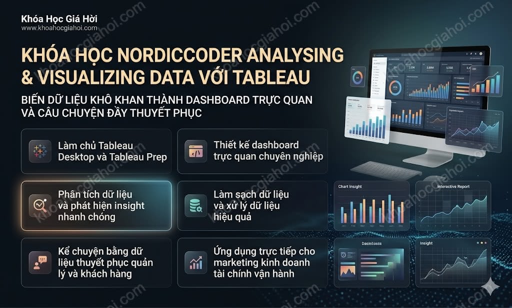Khóa Học Nordiccoder Analysing & Visualizing Data Với Tableau Khóa Học Nordiccoder Analysing & Visualizing Data Với Tableau