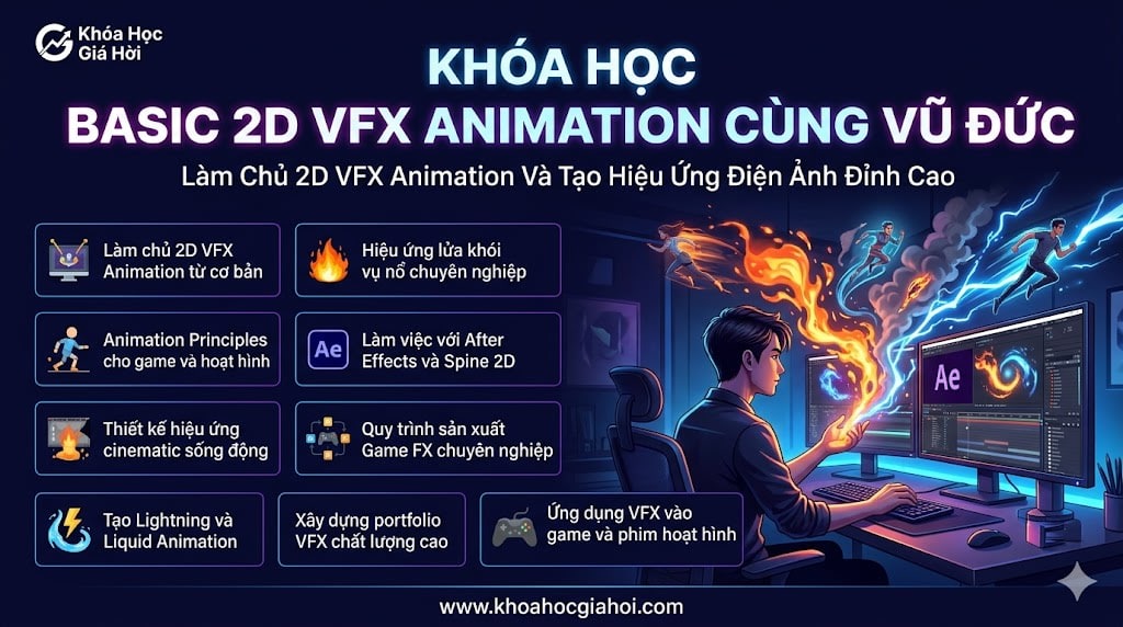 Khóa Học Basic 2D Vfx Animation Cùng Vũ Đức