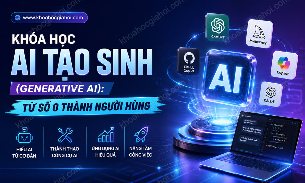 Khóa Học AI Tạo Sinh (Generative AI): Từ Số 0 Thành Người Hùng