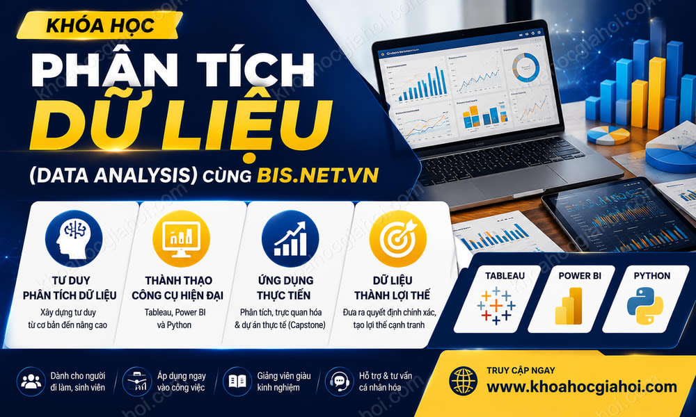 Khóa Học Phân Tích Dữ Liệu (Data Analysis) Cùng Bis.net.vn