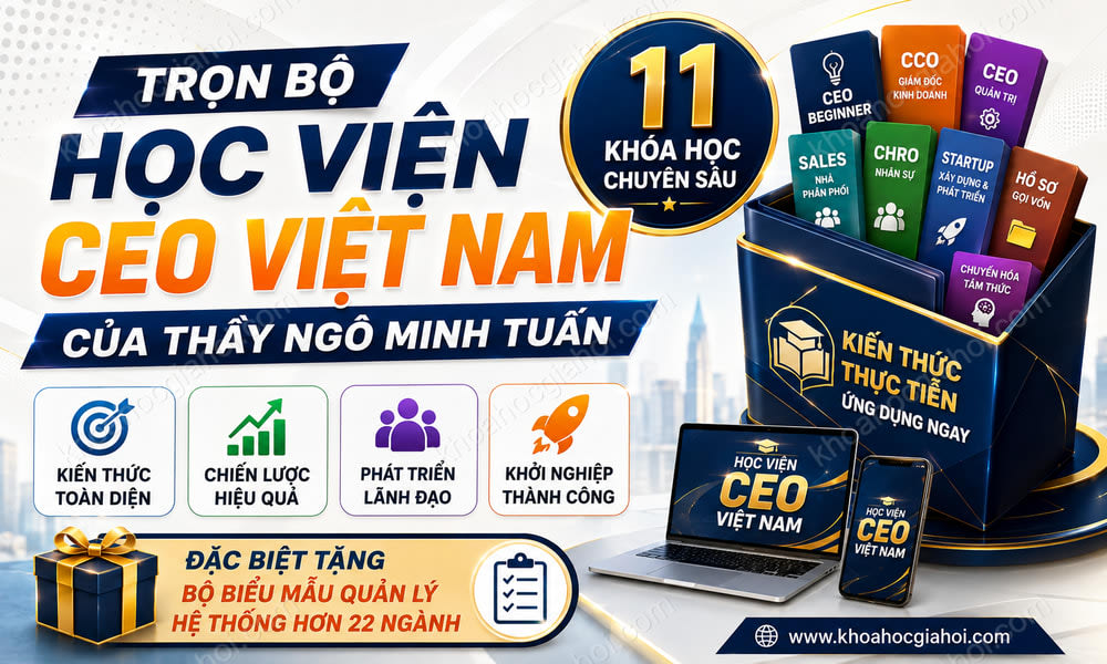 Trọn Bộ Học Viện Ceo Việt Nam Của Thầy Ngô Minh Tuấn