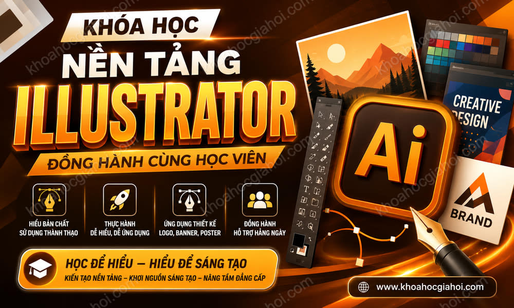 Khóa Học Nền Tảng Illustrator - Đồng Hành Cùng Học Viên