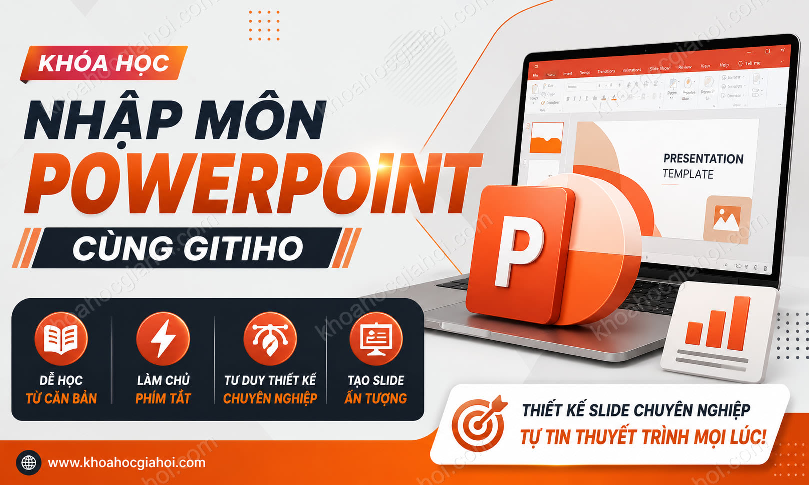 Khóa Học Nhập Môn Powerpoint Cùng Gitiho