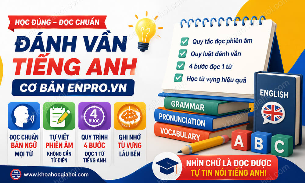 Khóa Học Basic Rules Đánh Vần Tiếng Anh Cơ Bản Enpro.vn