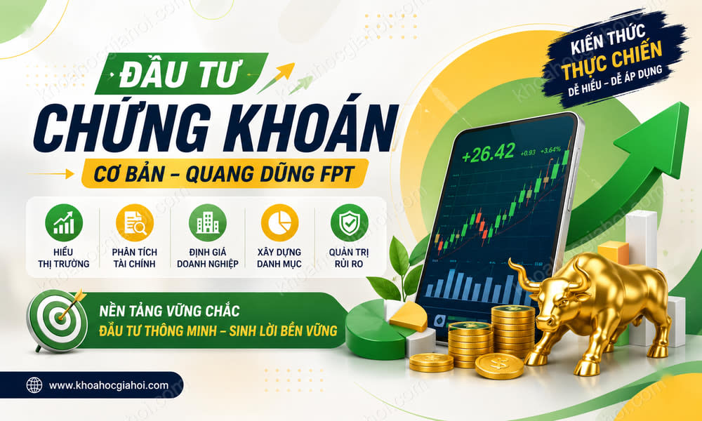 Khóa Học Đầu Tư Chứng Khoán Cơ Bản – Quang Dũng Fpt
