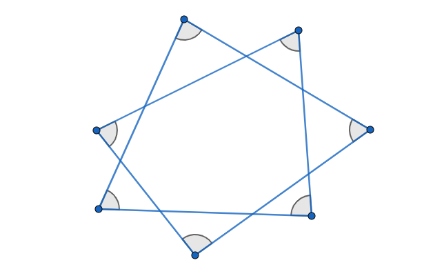 seven pointed star {7/2}