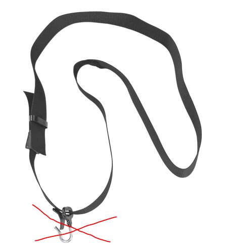 naramenice Diagonal, bez kuke - H 525PT5S