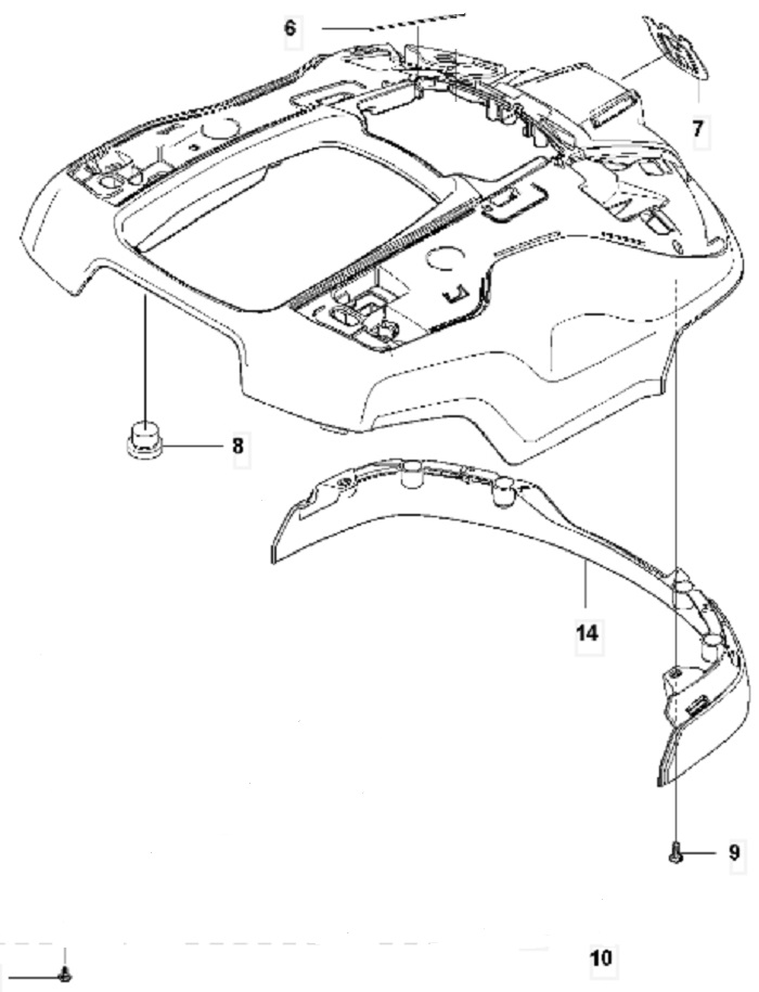 ukrasni oklop - H Automower 315X