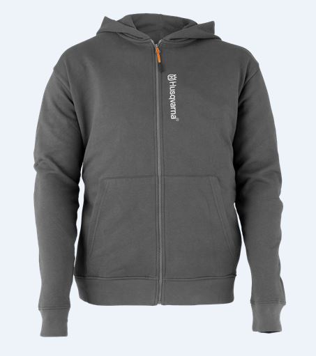 hoodie Husqvarna, siva - vel. XS
